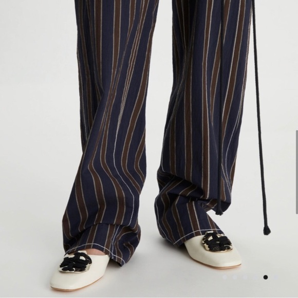 Tory Burch, Woven Logo, Kitten Heel Mule, size 9 - Picture 1 of 9